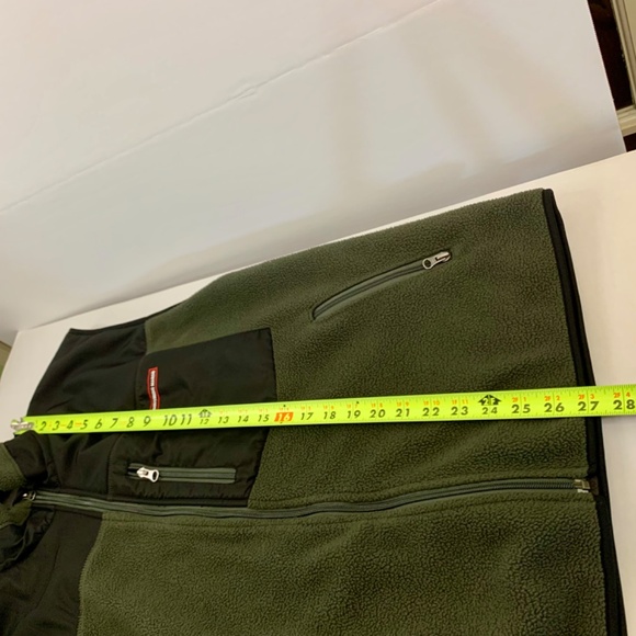 Men’s Southern Marsh FieldTec, green/black fleece zip up vest Hunting/Hiking - Picture 8 of 9